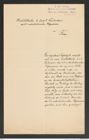 k.k. naturhistorisches Hofmuseum, Intendanzakten 1885-1896 (Hauer), Aktenzahl Z.713/1891, Seite 1